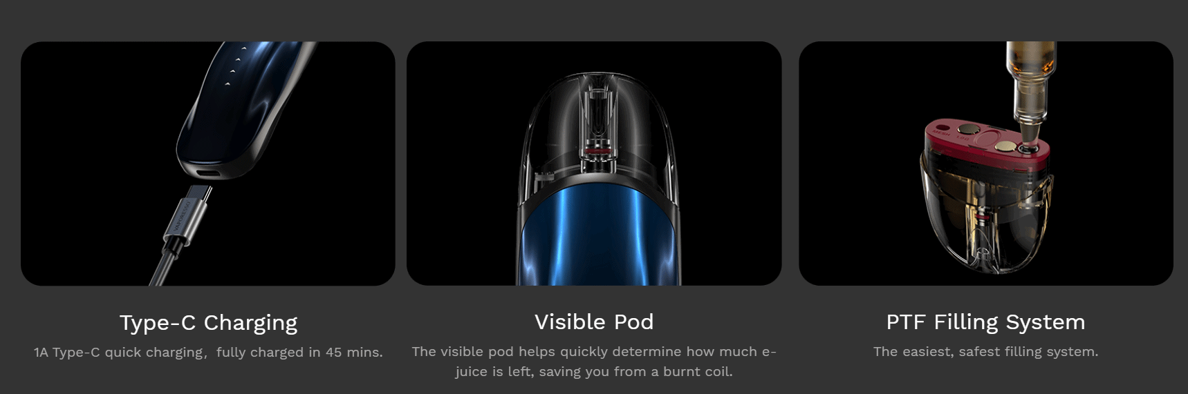 Vaporesso Zero 2 Pod Kit Info